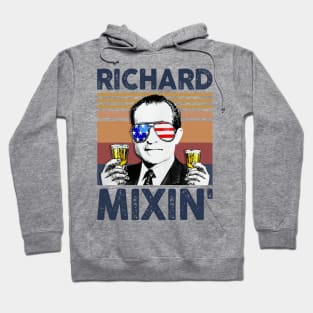 Richard Mixin’ US Drinking 4th Of July Vintage Shirt Independence Day American T-Shirt Hoodie